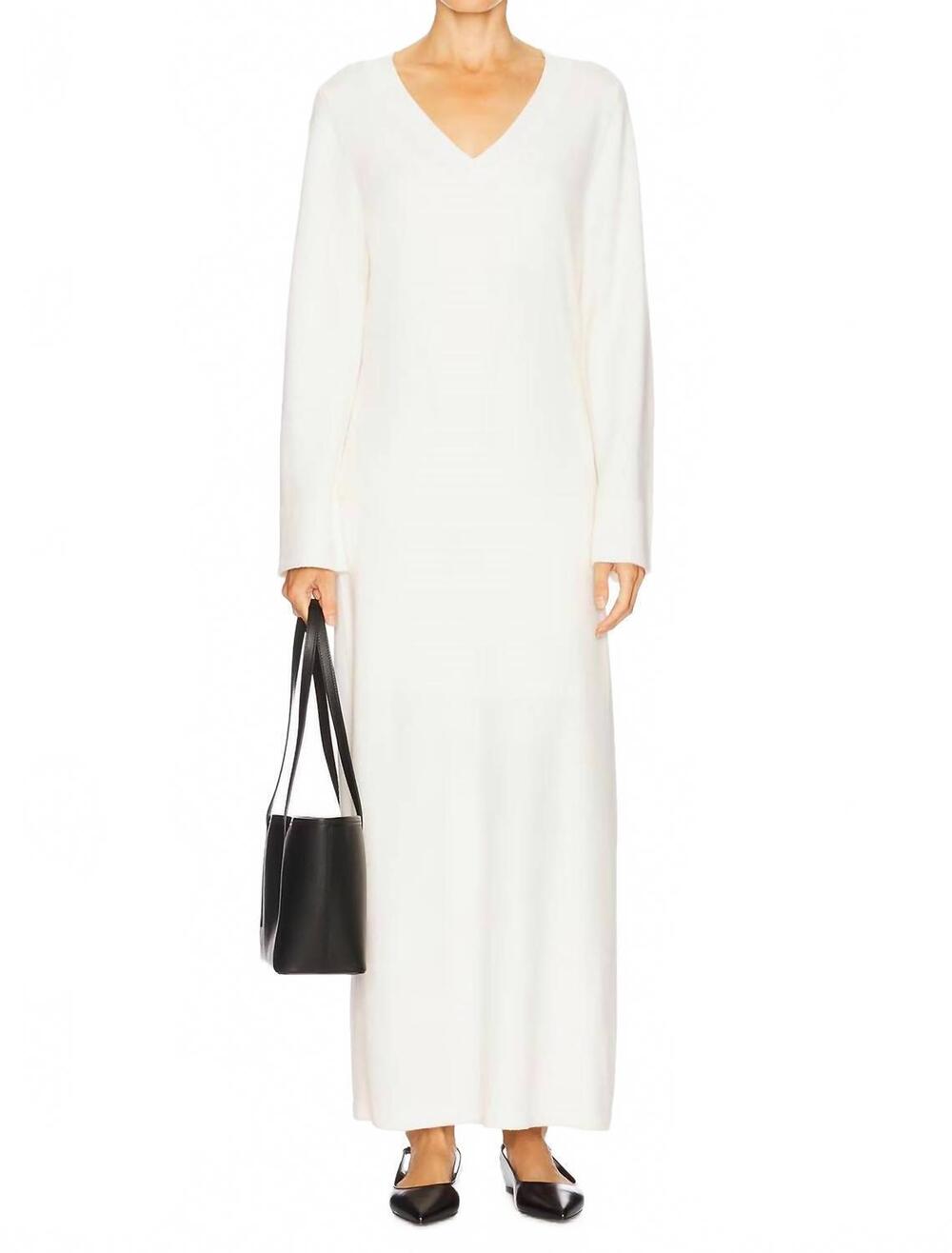 NEW 525 AMERICA florence flare maxi dress in sea salt